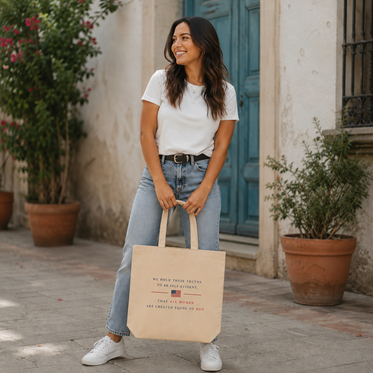 Created Equal Organic Tote Imagen secundaria del producto