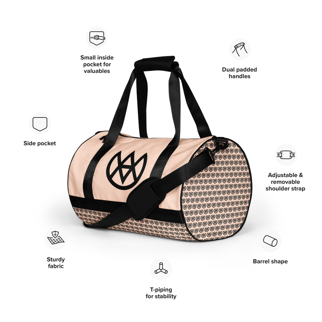 Peach Blush Statement Duffle