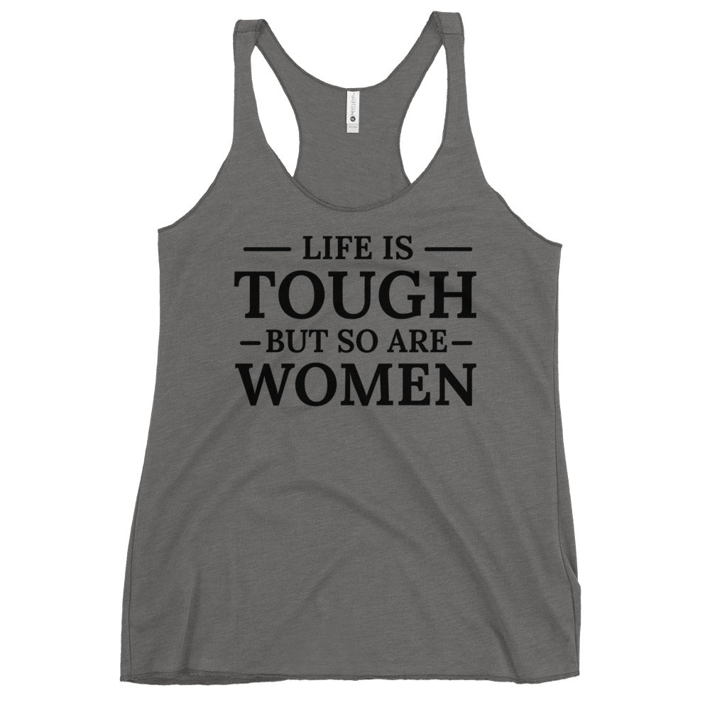 Tough Women Racerback Tank Main image
