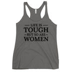 Camiseta de tirantes estilo nadadora "Mujeres fuertes"