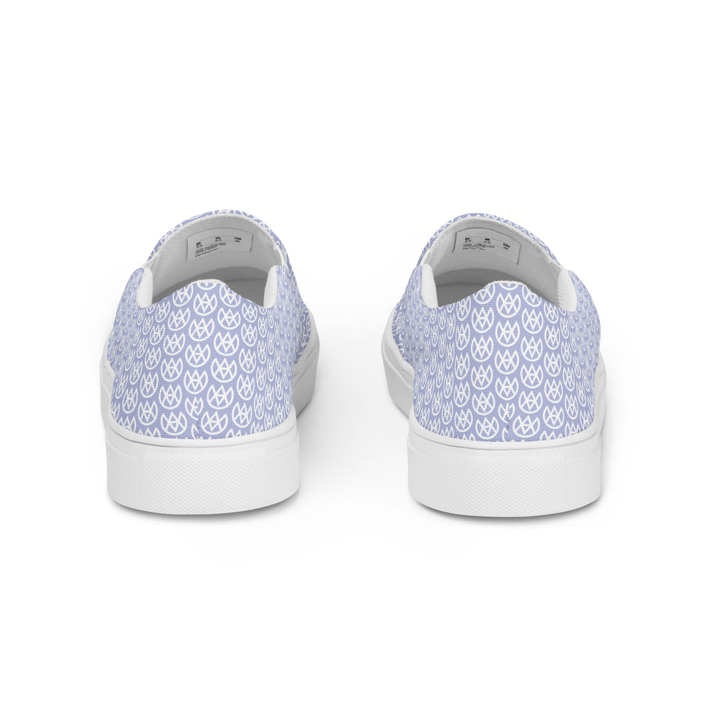 Blue Mirage Canvas Slip-ons