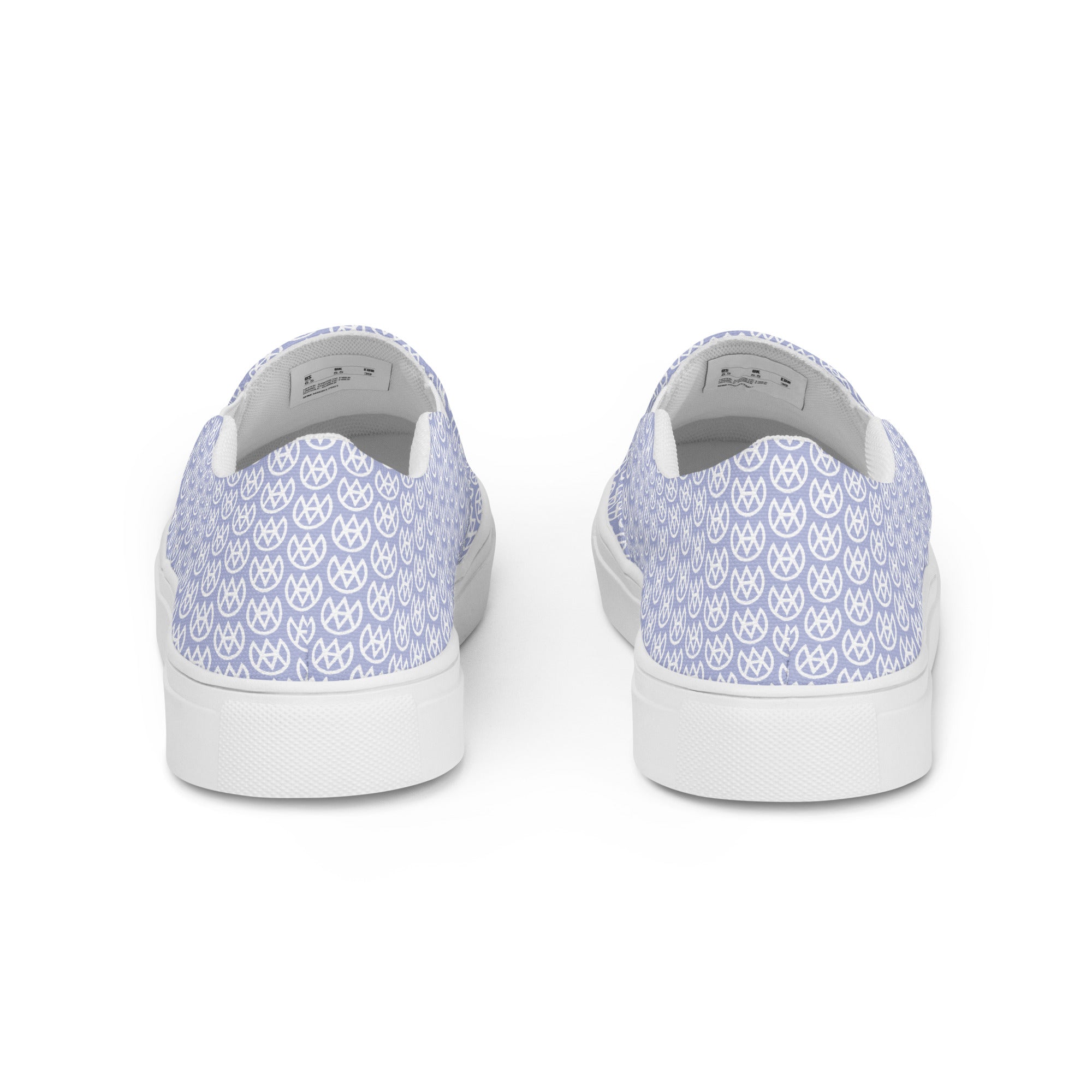 Blue Mirage Canvas Slip-ons