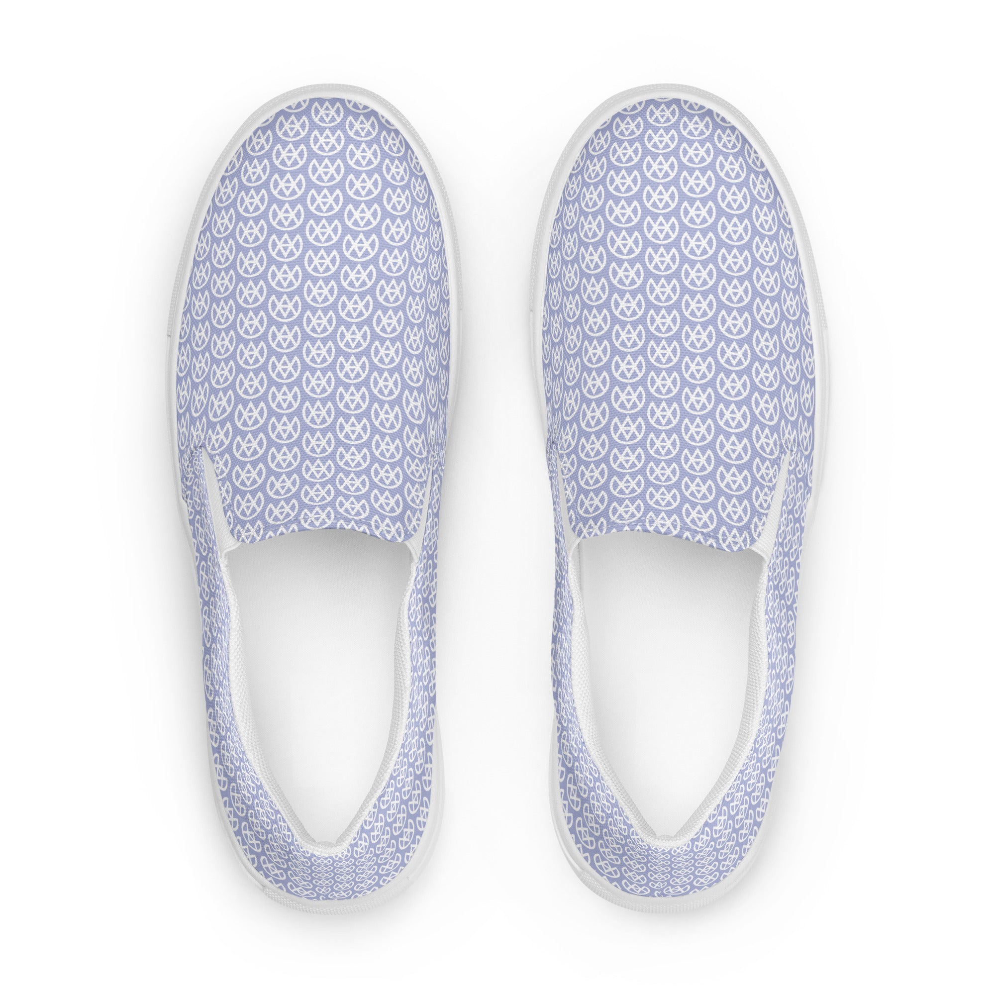 Blue Mirage Canvas Slip-ons