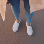 Blue Mirage Canvas Slip-ons