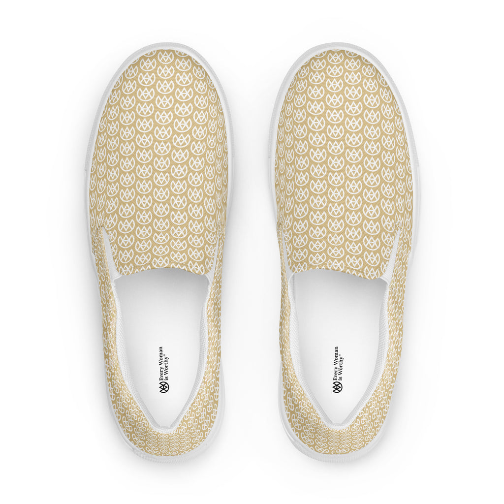 Champagne Sand Canvas Slip-ons