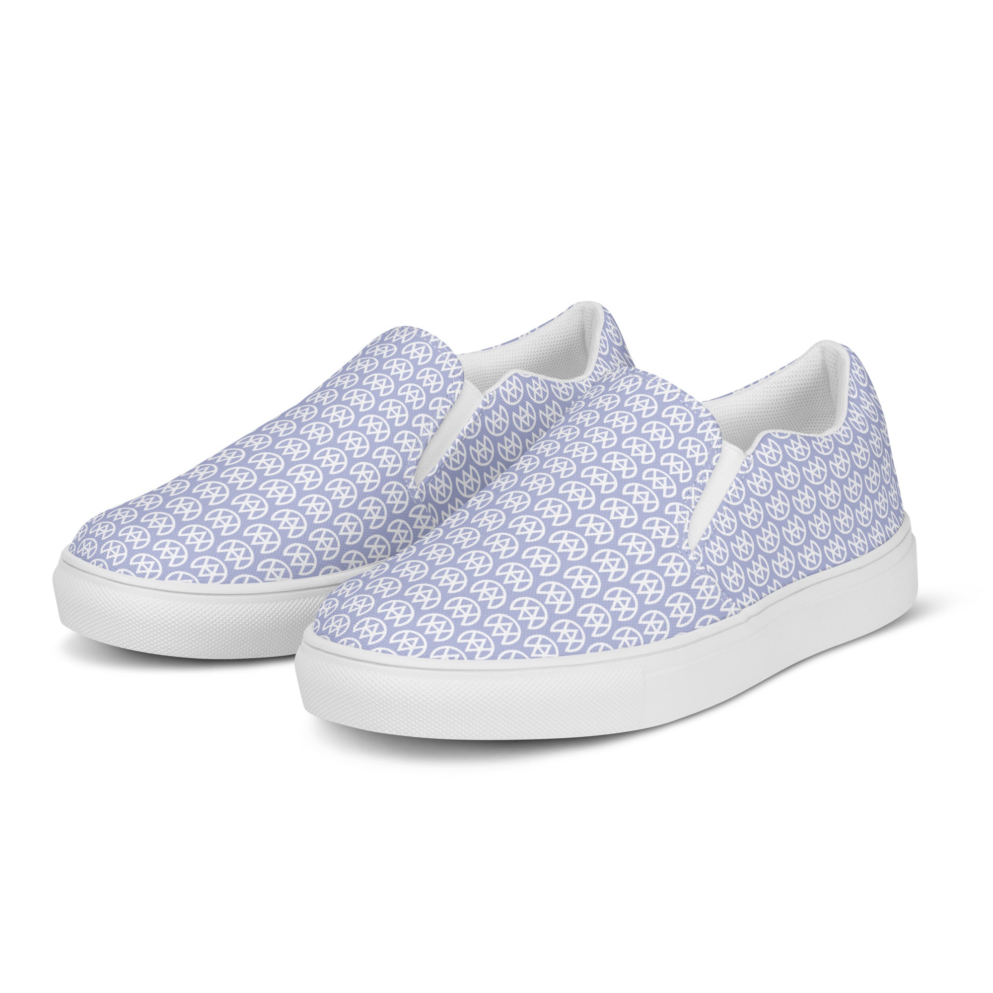 Blue Mirage Canvas Slip-ons