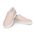 Soft Peony Canvas Slip-ons