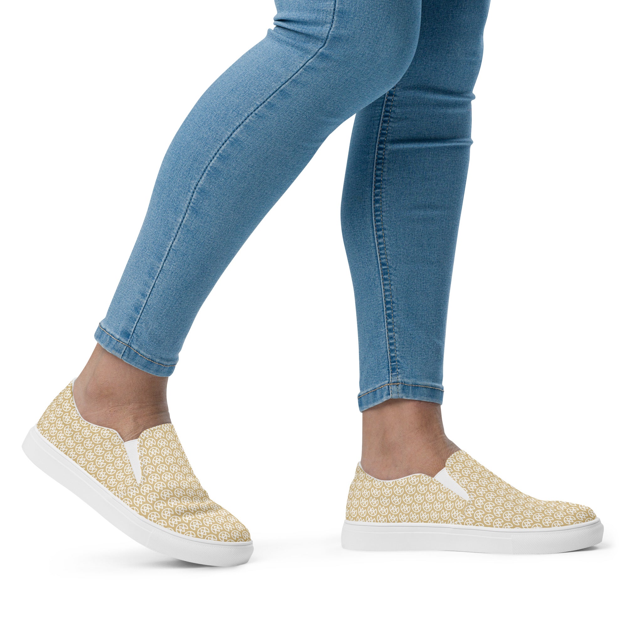 Champagne Sand Canvas Slip-ons